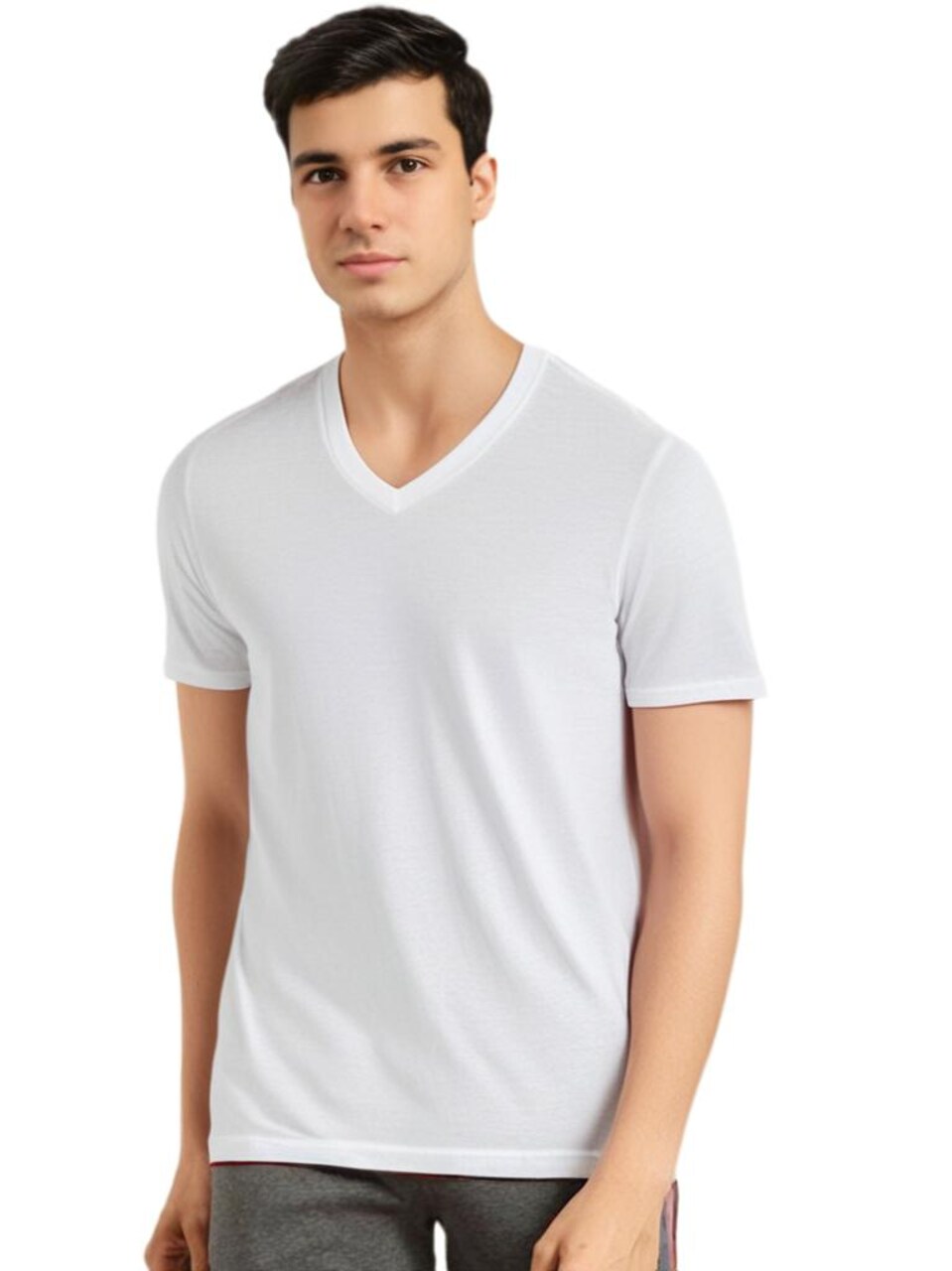 Gildan Softstyle V-Neck Short Sleeve T-Shirt for Casual Wear, Gym Outfits & Custom Printing Cotton Tee